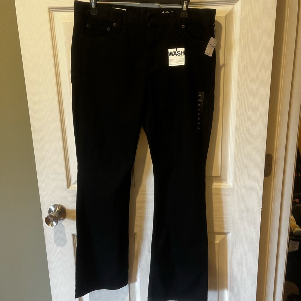 GAP Black Bootcut Jeans NWT size 30 short